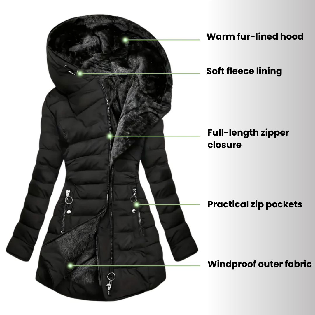 Manteau d’hiver imperméable pour femme