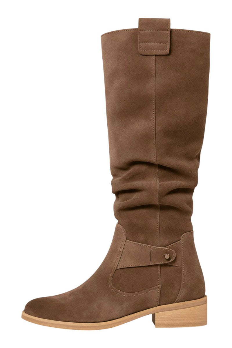 Lucette | Botte élégante en daim