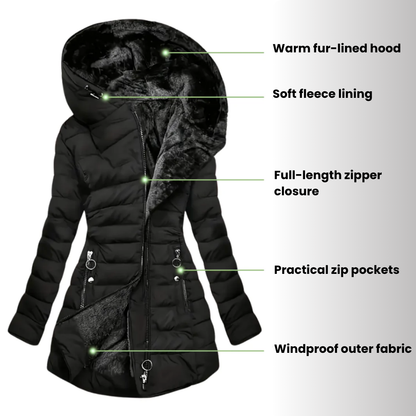 Manteau d’hiver imperméable pour femme