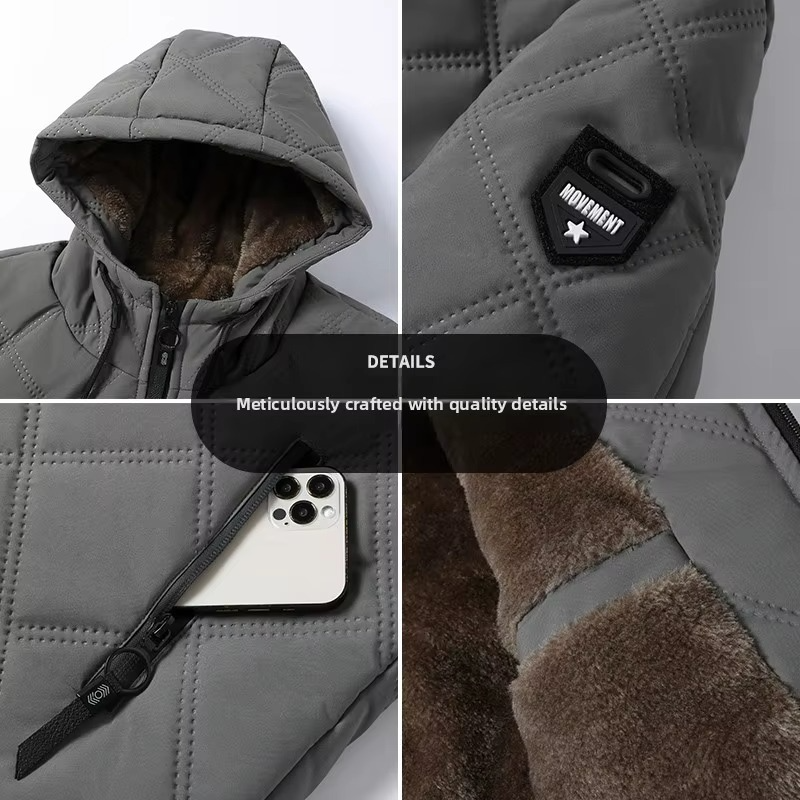 Veste d’hiver imperméable pour hommes